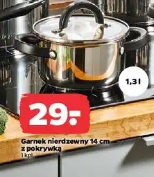 Netto Garnek nierdzewny z pokrywką 14cm Florina oferta