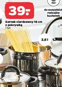 Netto Garnek nierdzewny 18 cm z pokrywką Florina oferta