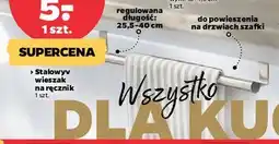 Netto Stalowy wieszak na ręcznik oferta