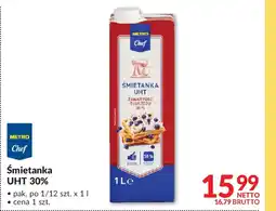Makro Śmietanka UHT 30% oferta