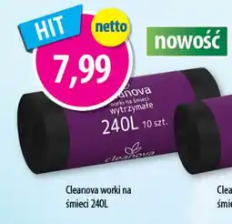 DUO-TES Cleanova worki na śmieci 240 l oferta