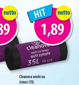 DUO-TES Cleanova worki na śmieci 35 l oferta