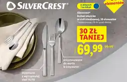 Lidl Silvercrest Zestaw sztućców ze stali nierdzewnej, 30 elementów oferta