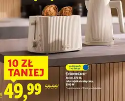 Lidl Toster 870 W lub czajnik elektryczny 3100 W SilverCrest oferta