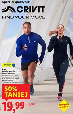Lidl Crivit Koszulka funkcyjna damska lub męska oferta