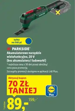 Lidl Akumulatorowe narzędzie wielofunkcyjne, 20 V (bez akumulatora i ładowarki) Parkside Performance oferta