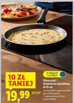 Lidl Silvercrest Patelnia do naleśników, Ø 25 cm oferta