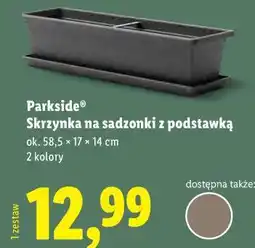 Lidl Parkside Skrzynka na sadzonki z podstawką ok. 58,5 x 17 x 14 cm oferta