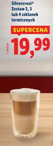 Lidl Silvercrest Zestaw 2, 3 lub 4 szklanek termicznych oferta