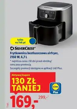 Lidl SILVERCREST Frytkownica beztłuszczowa airfryer, 2150 W oferta