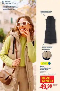 Lidl Esmara Kamizelka pikowana damska długa oferta
