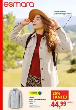 Lidl Esmara Kurtka koszulowa damska oferta