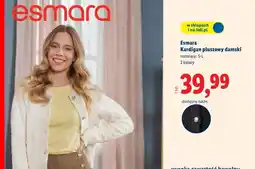 Lidl Esmara Kardigan pluszowy damski oferta