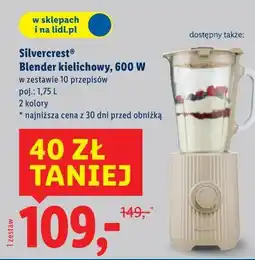 Lidl Silvercrest Blender kielichowy, 600 W oferta