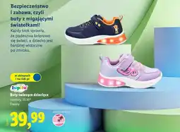 Lidl Lupilu Buty świecące dziecięce oferta