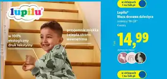 Lidl Lupilu Bluza dresowa dziecięca oferta