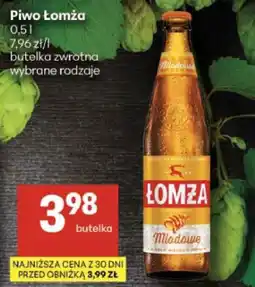 Delikatesy Centrum Piwo Łomża oferta
