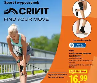 Lidl Crivit Opaska na staw kolanowy lub skokowy oferta