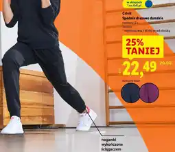 Lidl Crivit Spodnie dresowe damskie oferta