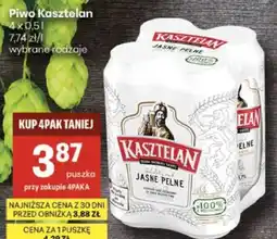 Delikatesy Centrum Piwo Kasztelan Jasne Pełne oferta
