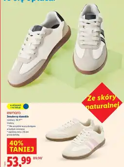 Lidl esmara Sneakersy damskie oferta