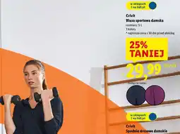 Lidl Crivit Bluza sportowa damska oferta