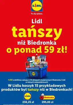 Lidl Koszyk Lidla oferta
