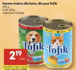 Delikatesy Centrum Karma mokra dla kota, dla psa Tofik oferta