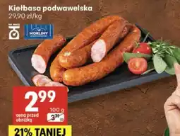 Delikatesy Centrum Kiełbasa podwawelska Morliny oferta