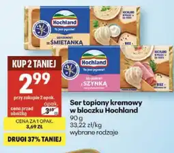 Delikatesy Centrum Ser topiony kremowy w bloczku Hochland 90 g wybrane rodzaje oferta