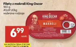 Delikatesy Centrum Filety z makreli King Oscar 160 g wybrane rodzaje oferta
