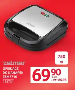 Selgros Zelmer Opiekacz do kanapek oferta