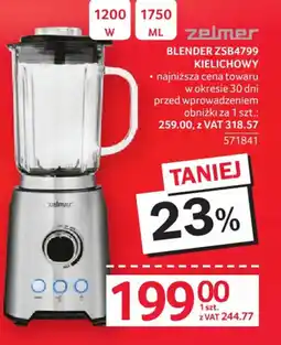 Selgros Blender kielichowy Zelmer ZSB4799 oferta