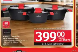 Selgros Swiss Home Komplet Garnków Obsidian oferta