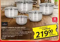 Selgros Gerlach Komplet garnków 10 części Rocca oferta