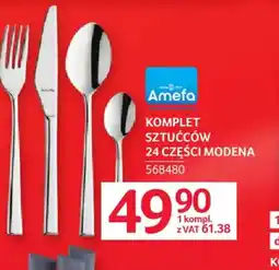 Selgros Amefa Komplet sztućców 24 części Modena oferta