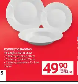 Selgros Komplet obiadowy Asti Folia oferta