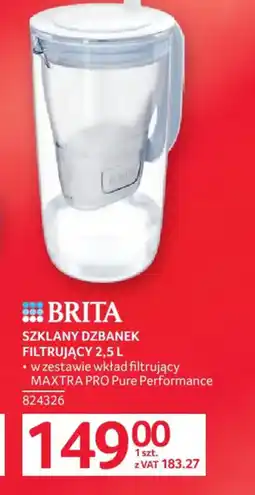 Selgros BRITA Szklany dzbanek filtrujący oferta