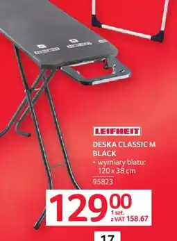 Selgros Leifheit Deska Classic M Black oferta