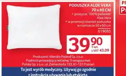 Selgros Poduszka Aloe Vera oferta