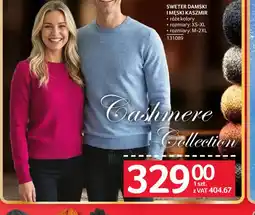 Selgros Cashmere Collection Sweter kaszmirowy oferta