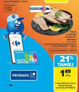 Carrefour Filet z mintaja bez skóry Krymar oferta
