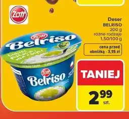 Carrefour Ryż na mleku pistacjowy Zott Belriso oferta