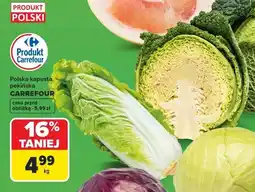 Carrefour Kapusta pekińska Carrefour oferta