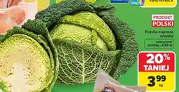 Carrefour Kapusta włoska polska oferta