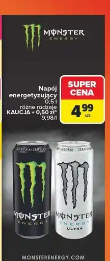 Carrefour Napój energetyczny white Monster Energy Ultra oferta