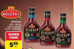 Carrefour Ketchup łagodny premium bez dodatku cukru Roleski oferta