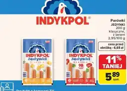 Carrefour Parówki z serem Indykpol Jedynki oferta