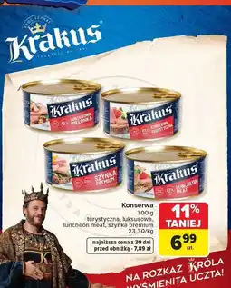 Carrefour Konserwa turystyczna Krakus Animex oferta
