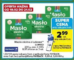 Carrefour Express Masło ekstra z łukowa Lumiko oferta